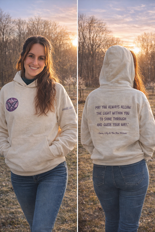 Choose Light Hoodie — Netherwood Embroidered Pullover | Founders Release